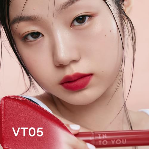 INTO YOU Velvet Matte Liquid Lipstick, Long-lasting Transfer-proof Lip Velvet Stain, Non-Sticky Waterproof Lip Tint, Smooth Silky Smudge-proof Lip Gloss, Full Coverage, for Women Makeup, VT05