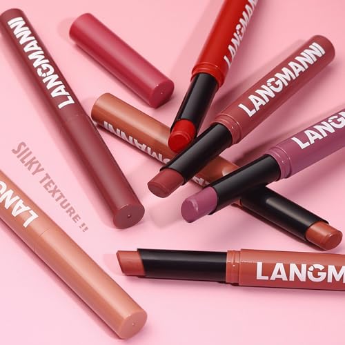 M?TYSUR Matte Lipstick - Non-Sticky, Long-Lasting & Waterproof Lipstick for Women, Richly Pigmented, Hydrating Lip Makeup with Smudge-Proof Formula, 1 Count, 0.07oz