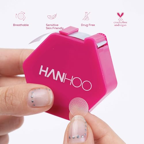 Hanhoo On the Go Blemish Patch, 108 Count, Pimple Patch Dispenser, Shrinks Pimples, Protects from Finger-picking and Dirt, Absorbs Fluid, Acne Spot Patches, Invisible Pimple Patches, Korean Skincare