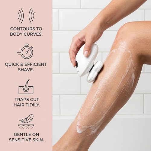 Compatible with Freebirds Replacement Blades Women White,5-Blade Rotary Refill Compatible with Freebirds Shaver for Women,Waterproof,1Pack.