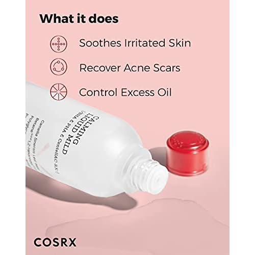 COSRX AC COLLECTION CALMING LIQUID MILD, 4.22 Ounce