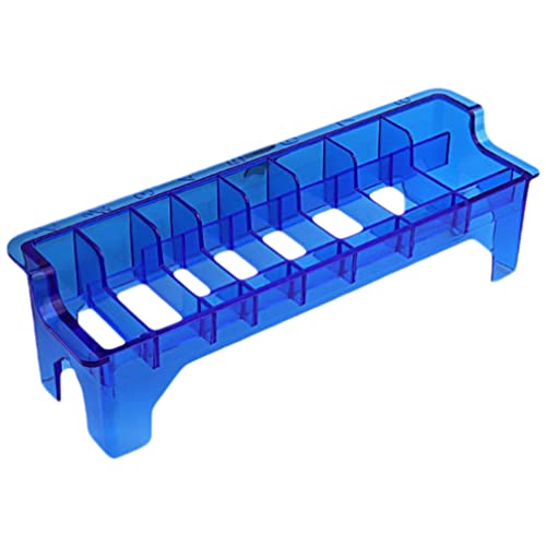 Beaupretty Clipper Guard Holder Storage Box for Hair Clippers and Combs Organizer for Barbers and Hair Salons Tool Easy Access to Limiter Combs Style