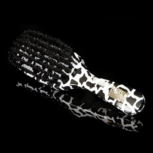 Torino Pro Wave Brush #261 7 Row Soft bristles Shower brush -100% Pure Boar Bristles - Great for laying down your 360 Waves