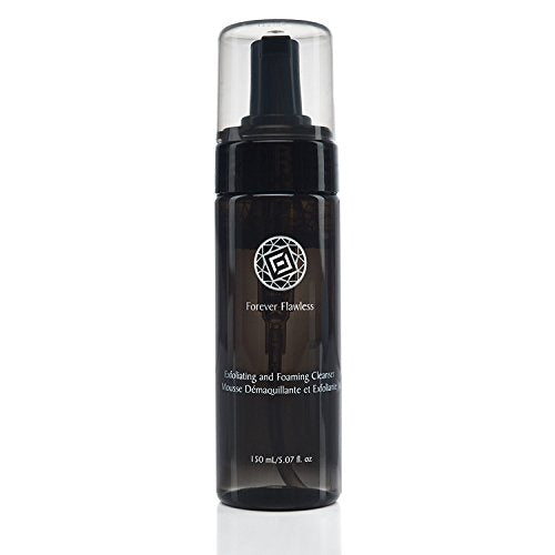 Forever Flawless Exfoliating and Foaming Face Cleanser and Makeup Remover with 100% Natural Diamond Powder, Deep Clean for Women and Mens Pores FF17, (150 ml)