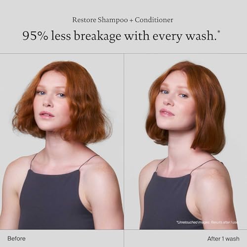 Living Proof Restore Shampoo, Sulfate Free, Repairs Damaged or Dry Hair, Strengthens, Reduces Breakage, Adds Shine, Softness, Manageability, Color Safe, Professional Salon Formula