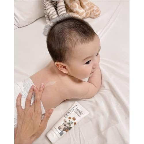 VIVAIODAYS Certified Organic Apricot Oil Nurishing Face & Body Lotion for Baby & Family, Gentle Hydration even for Sensitive Skin, 3.4 fl. oz.