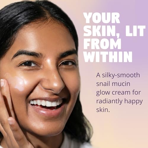 Moon Milk Snail Mucin Moisturizer Gel Cream (3.52 oz) Korean Snail Mucin Serum Cream that Replenishes Moisture & Leaves Skin Brighter, Plumper, Soothed & Smooth