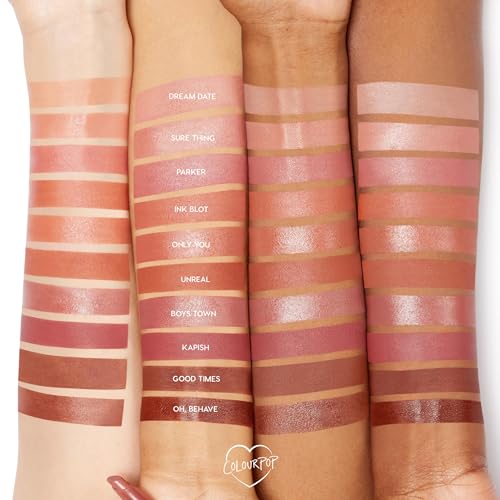 ColourPop Lippie Stix Vault - Includes 10 Nude Lipstick Shades in Matte, Matte X, Cr?me and Blur Finishes - Infused with a Nourishing, Non-Drying Formula - In The Nude (3.05 oz)