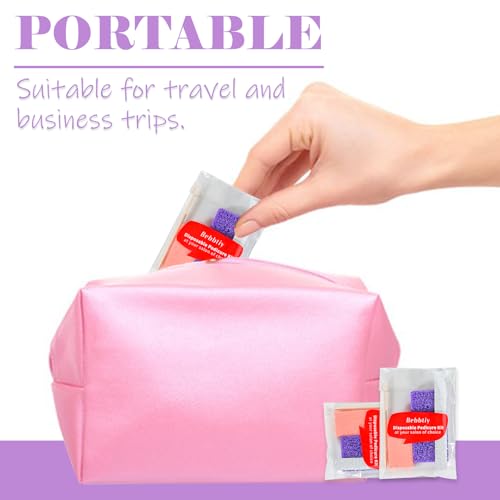Disposable Pedicure Kit Sets, 4 in 1 Nail Salon Manicure Pedicure Kit Professional, Nail File, Pumice Pad, Mini Buffer, Wood Stick, Individually Package (50, Count, 80/100 Grit)