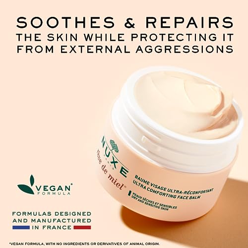 Nuxe R?ve de Miel Ultra Comforting Face Balm - Nourishing Cream for Dry & Sensitive Skin, 1.7 Oz