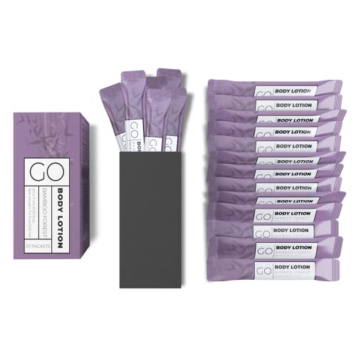 Go Essentials Travel Lotion Packets ? Single Use Body and Hand Lotion for Hydrated Skin and Travel Size Toiletries - Bulk Travel Size Lotion Packets.