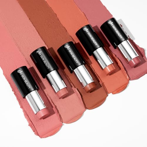 Glo Skin Beauty Cream Blush Stick (Spark) | 3-in-1 Multitasking Long-Wear Cheek, Lips + Lids Stick | Packed with Skincare Benefits