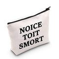 LEVLO Funny Brooklyn Nine Lovers Gifts Noice Toit Smort Makeup Bags Jake Brooklyn Gifts (Noice Toit Smort)