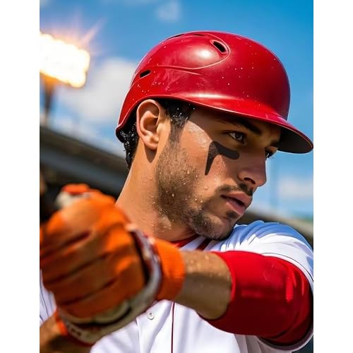 48 Pairs Eye Black Stickers, Breathable Sports Eye Strips Baseball Football Softball Face Eyeblack Stickers for Party Game Sport Supplies, Baseball Mom Accessories