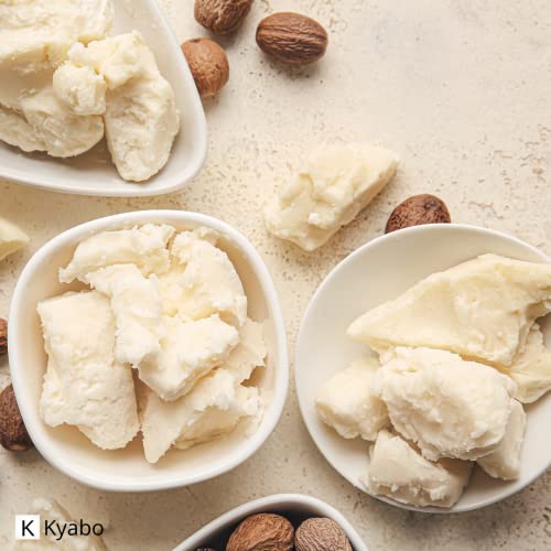 SHEA BUTTER 100% Pure Unrefined Raw Ivory - from the nut of the African Ghana Shea Tree (28 oz)