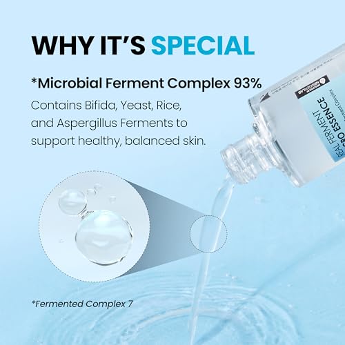 DERMALOGY by NEOGEN Real Ferment Micro Essence, Korean Skincare Toner & Essence with 93% Ferments for Instant Hydration and Healthy-Looking Skin, 5.07 fl oz (150 ml)