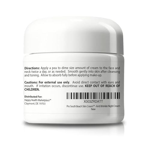 Pro South Beach Skin Cream - 2 Month Supply Anti Wrinkle Cream - Our Best Anti Aging Cream for Women - Anti Wrinkle Cream for Men - Anti Wrinkle Cream for Women - Day & Anti Wrinkle Night Cream