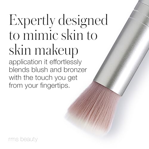 RMS Beauty Skin2Skin Vegan Makeup Brush ? Soft, Durable Cruelty-Free Brush for Flawless Foundation, Concealer, Eyeshadow, Blush & Brow Application
