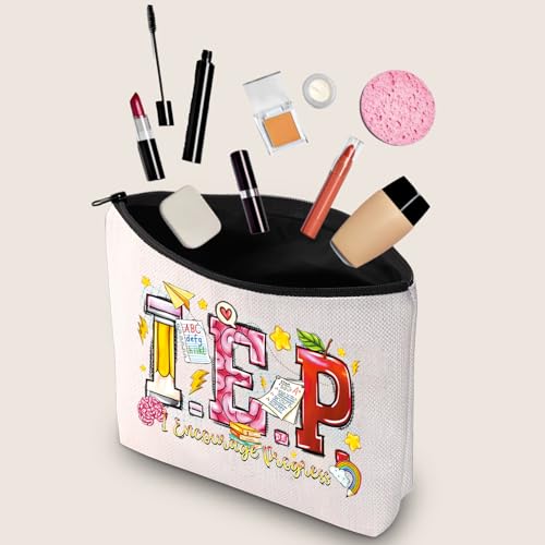 TSOTMO ICU Nurse Makeup Bag Emergency Room Nurse Zipper Bag Specialist Gift For Student (ICU)