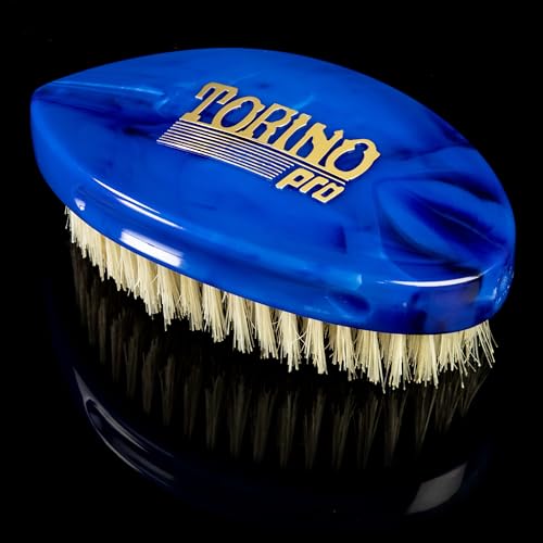 Torino Pro Curve Wave brush #231 - Curved Medium Shower Brush - Extra long bristles - great for laying down waves