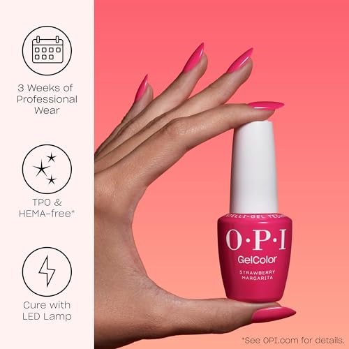 OPI GelColor LED Cure Gel Nail Polish | Blue & Green Shades | Salon-Quality Shine, Long-Lasting Wear | Easily Soak Off Removal | Vegan & HEMA Free | 0.5 Fl Oz
