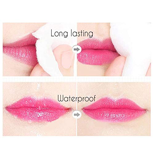 3Pcs Crystal Flower Jelly Lipstick Set,Magic Temperature Color Change Lip Gloss Long Lasting Clear Nutritious Moisturizer Lip Balm (Pink) (flower lipstick)