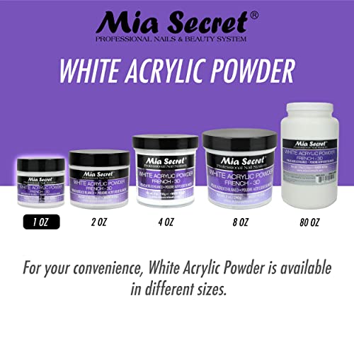 Mia Secret White Acrylic Powder (1oz)
