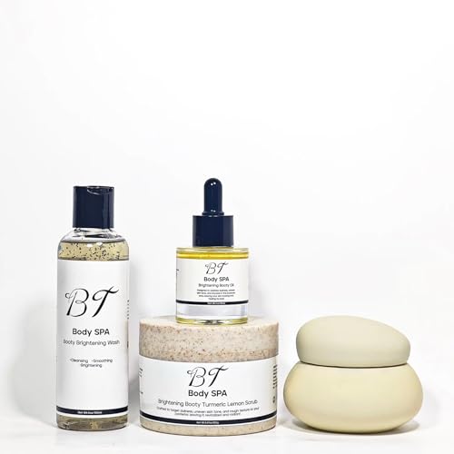 BT Booty Spa Scrub Set ? Turmeric Lemon Booty Scrub for Dark Spots & Smooth Glowing Booty