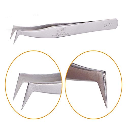 Vetus Tweezers£¬Non-magnetic Volume Eyelash Extensions Tweezers Vetus SA Series (6A-SA)