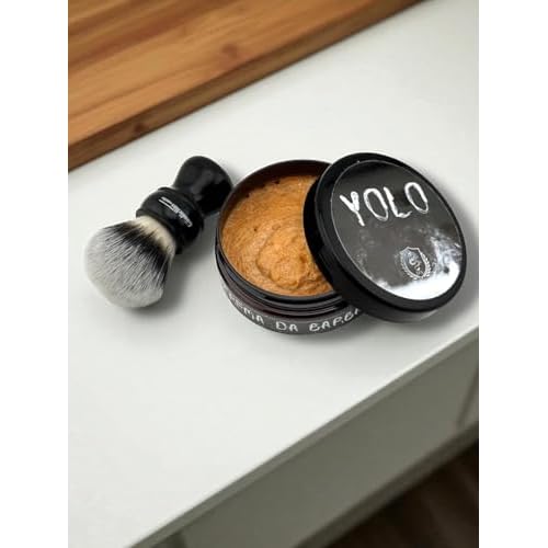 TFS Torino Yolo Shaving Cream 150 ml ? Mango & Shea Butter Formula with Argan & Castor Oil ? Smoky Tea & Tobacco Fragrance ? Protective & Moisturizing Shave Cream