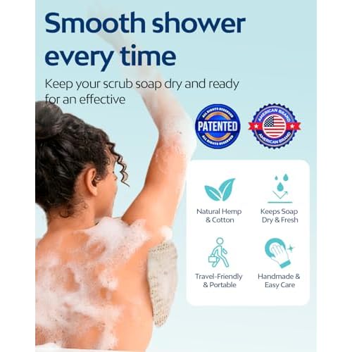 200 Pcs Soap Saver Bag Exfoliating of Natural Exfoliating Handmade Soap Pouches for Shower, Foaming & Drying, Reusable Bolsas para Jabones Artesanales (5.7x3.74 Inch)