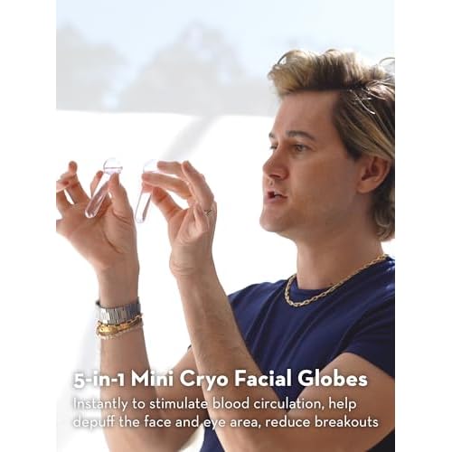 SONAGE Baby Frioz Facial Ice Globes: Cryotherapy Tool for Cooling Facial Massage | Puffiness & Redness Relief