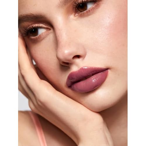 SHEGLAM Power Bouquet Lip Gloss Shiny Tinted Moisturizing Plumping Non-Sticky Lip Oil Repairing Camelia Extract Lip Care-Freesia
