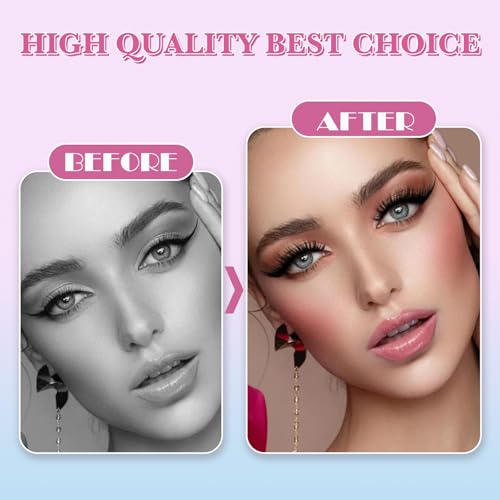 Fox Eye Lash Clusters Wispy: Natural Left & Right Individual Lashes 60 Pcs DIY Eyelash Extensions 9-13mm Cluster Lashes