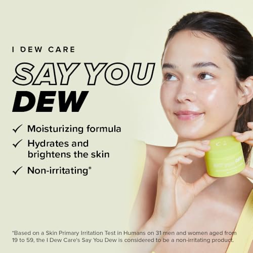 I DEW CARE Vitamin C Face Moisturizer - Say You Dew | Korean Skin Care Routine Panthenol, Niacinamide, Non-irritating, Hydrate and Illuminate Glass Smoother Skin, 1.69 FL Oz
