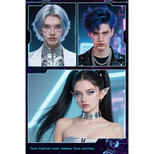 Rumi Tattoos Temporary Laser Heat-Transfer Cosplay Tattoo Stickers, High-Detail Body Art Prop, Skin-Friendly & Easy to Appl