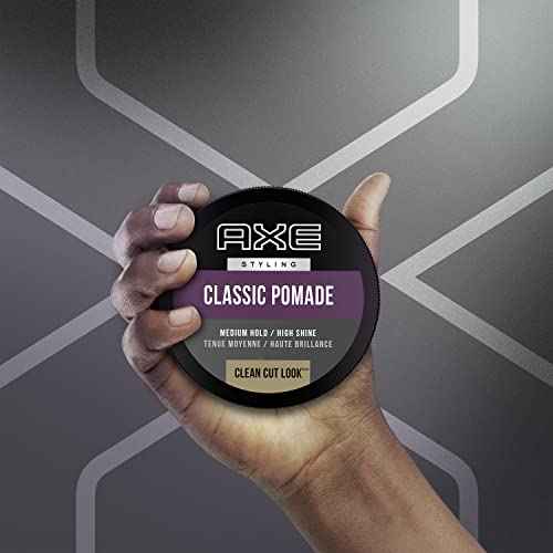 Axe Pomade: Medium Hold and Natural Finish for Easy Styling, 2.64oz (2 Count)