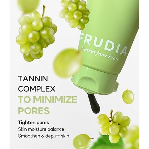WELCOS FRUDIA Green Grape Pore Minimizer Nose Pack | Nose Strips for Blackheads & Pore Minimizer | Korean Skincare Nose Blackhead Remover Pore Strips | Blackhead Strips Face Care (2.11 Fl. Oz)