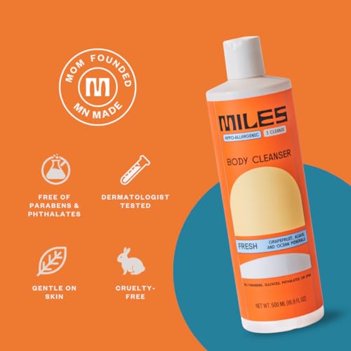 Miles Body Wash - Fresh Scent - 16 oz