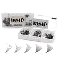 6D - CC Curl 750 Fans Mixed Promade Fans Lash Extensions | TLC Lash Supplies 4D to 16D Premade Fans 7 mm to 16 mm Mixed Length Thin Base Premade Fans Eyelash Extensions (6D - CC Curl, 13-14-15 mm)