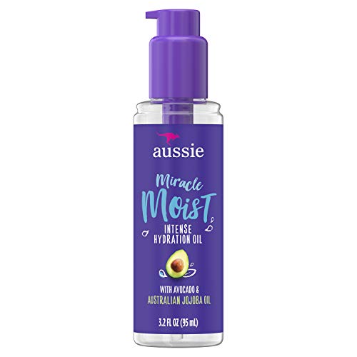 Aussie Miracle Moist Intense Hydration Oil With Jojoba Oil 3.2 Oz