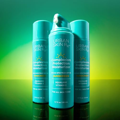 Urban Skin Rx¢ç Complexion Protection Even Tone SPF30 Moisturizer, Sheer, Lightweight, Non-Pore Clogging Cream Hydrates & Provides Sun Protection, With Squalane, Hyaluronic Acid & Vitamin E, 1.7 Oz