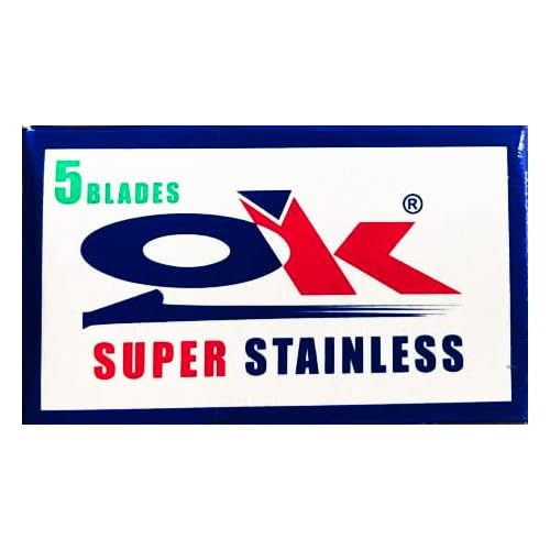 100 Ok Super Stainless Double Edge Razor Blades