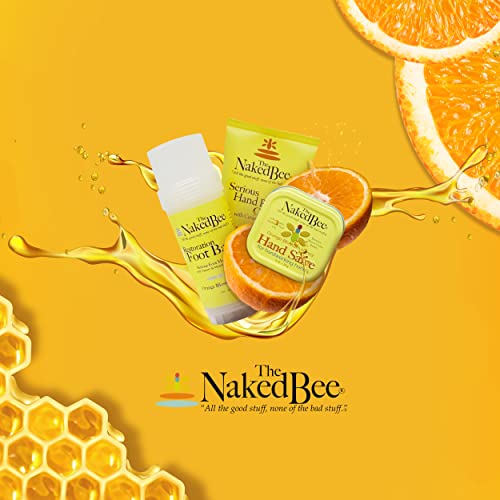 The Naked Bee Orange Blossom Honey Hand Cream (8 oz) Intensive Nourishing Cream for Smoother and Softer Hand - Unscented Deep Moisture and Repair for Dry Skin