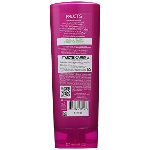 Garnier Hair Care Fructis Full and Plush Conditioner, 12 Fluid Ounce