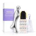 Gua Sha Tool for Face & Eye, Premium Metal Facial Massager, Lymphatic Drainage & Jawline Sculpting, Cooling Metal Face Roller to Reduce Puffiness & Relieve Facial Tension