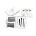 Cluster Lash Extension Kit ? Natural Look, Reusable At-Home Lash Kit, DIY Segment Lashes, Mink-Style Clusters with Bond & Seal D Curl / 8mm?16mm