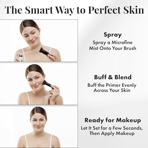 MagicMinerals LiquidSilk Air Primer by Jerome Alexander, Spray Formula Smoothes Skin & Minimizes Appearance of Pores for Flawless Makeup Application