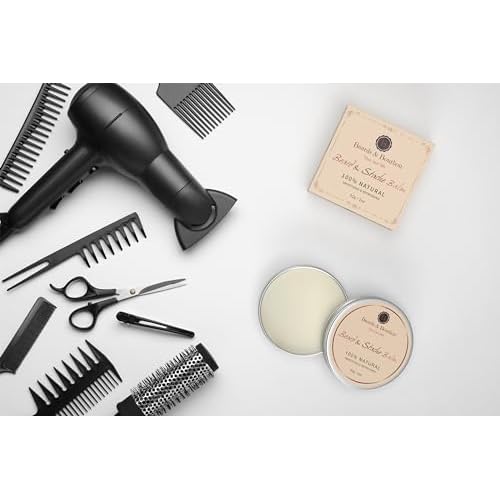 Beards & Bourbon's Beard Balm, Mustache Balm - Infused Mango Butter, Sweet Orange Oil, Grapeseed & Jojoba Oil for Ultimate Conditioning, for the Perfectly Groomed Beard 2oz