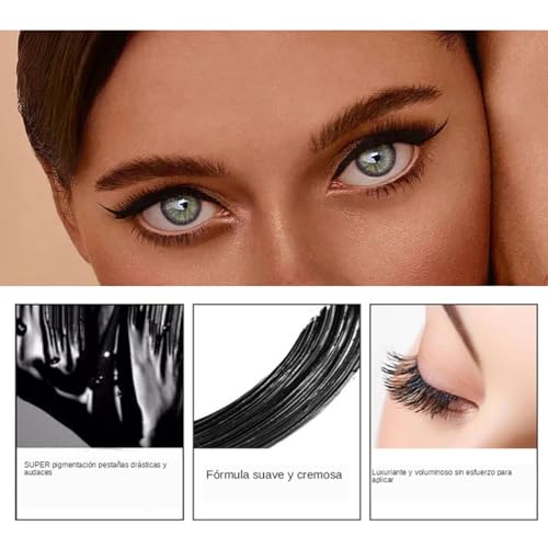 4D Silk Fiber Lash Mascara Extension Voluminous Mascara Waterproof & Smudge-Proof Long-Lasting 24 Hours No Flaking Longer Thicker Eyelashes,All Day Exquisitely Full (4 Packs)